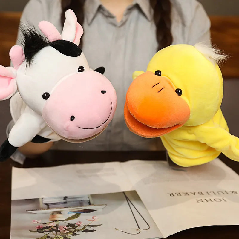 Stuffed Plush Animals Toys Story Puppet Educational Toy