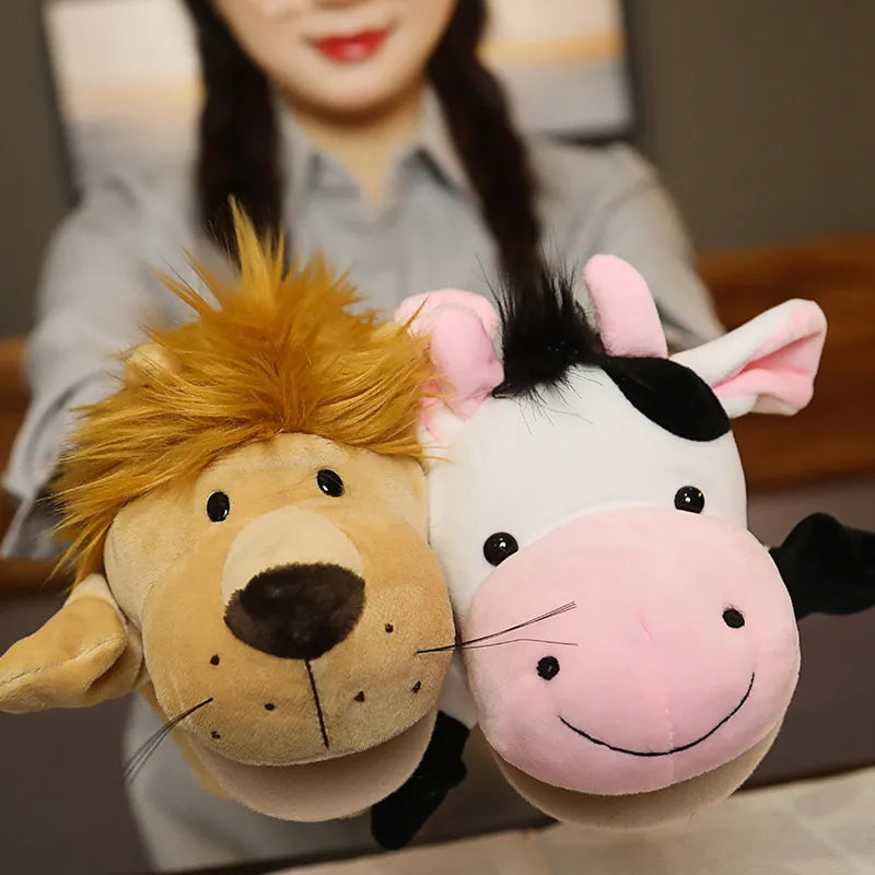 Stuffed Plush Animals Toys Story Puppet Educational Toy