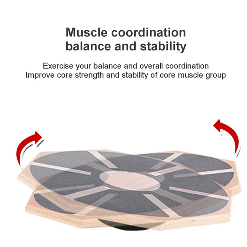 Yoga Balance Board Non-slip Balancer Used for Rehabilitation Exercise and Training Balance Training Device Gym Fitness Equipment