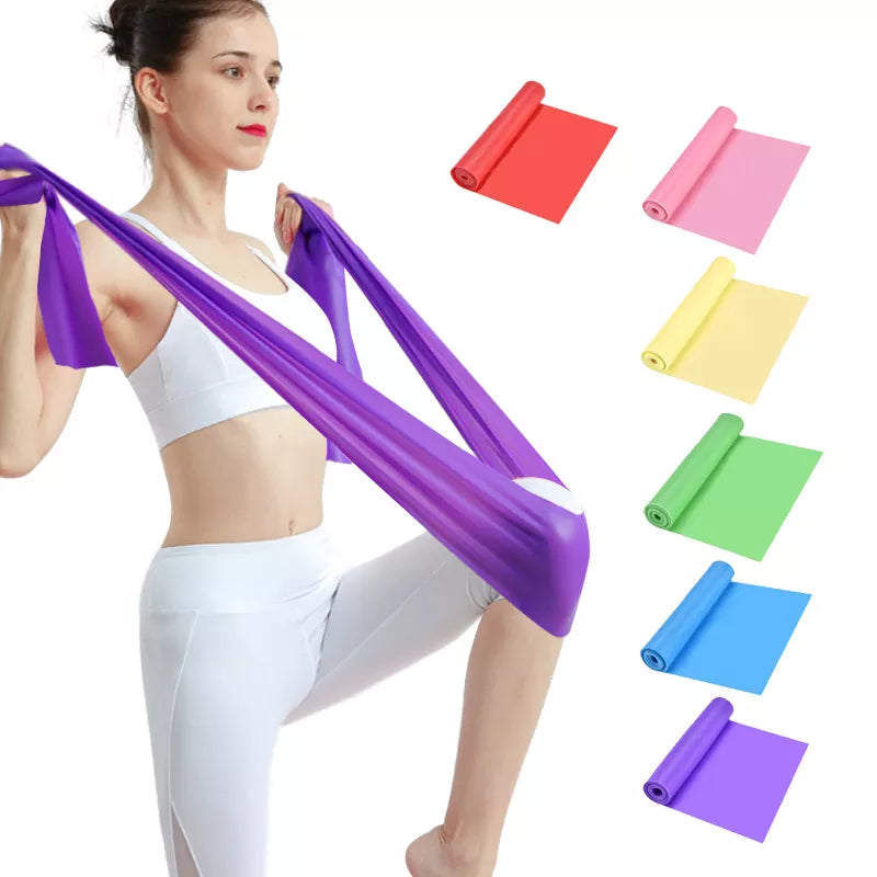 200cm Resistance Bands Elastic Exercise Bands Set for Recovery, Occupational/Physical Therapy, Yoga, Pilates, Rehab,Fitness,Strength Training