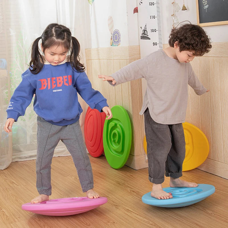 Sensory Training Balance Board Kid Toys Boy Girl Sensory Play Sports Entertainment Rocking Board Balance Training Activity Toy